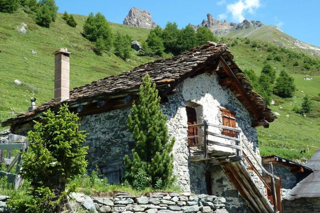 Appartement "Le Ver Luisant" A Saint-Martin, Val D'Herens, Valais Екстериор снимка